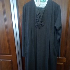 Tank dress with sweater